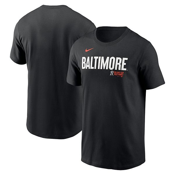 

Мужская черная футболка Baltimore Orioles City Connect Wordmark Nike