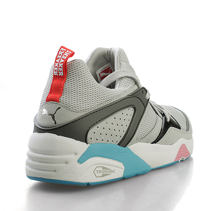 Blaze Of Glory Sneaker Freaker Great White PUMA, серо-фиолетовый/стальной серый — фото 4