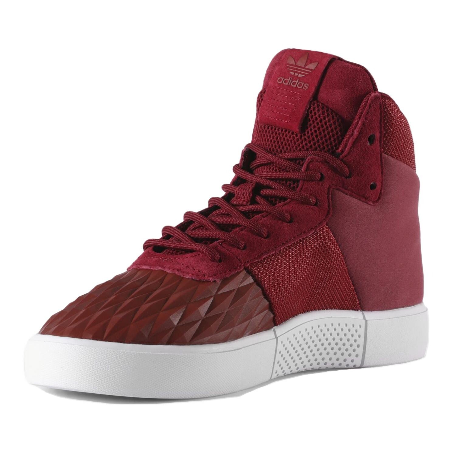 Детские баскетбольные кроссовки GS Mid-top Red Adidas Originals, красный — фото 3