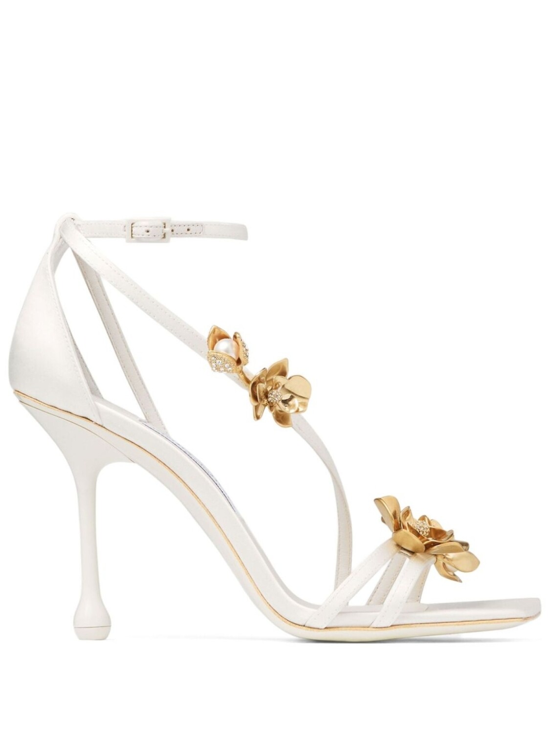Jimmy Choo босоножки Zea 95, нейтральный
