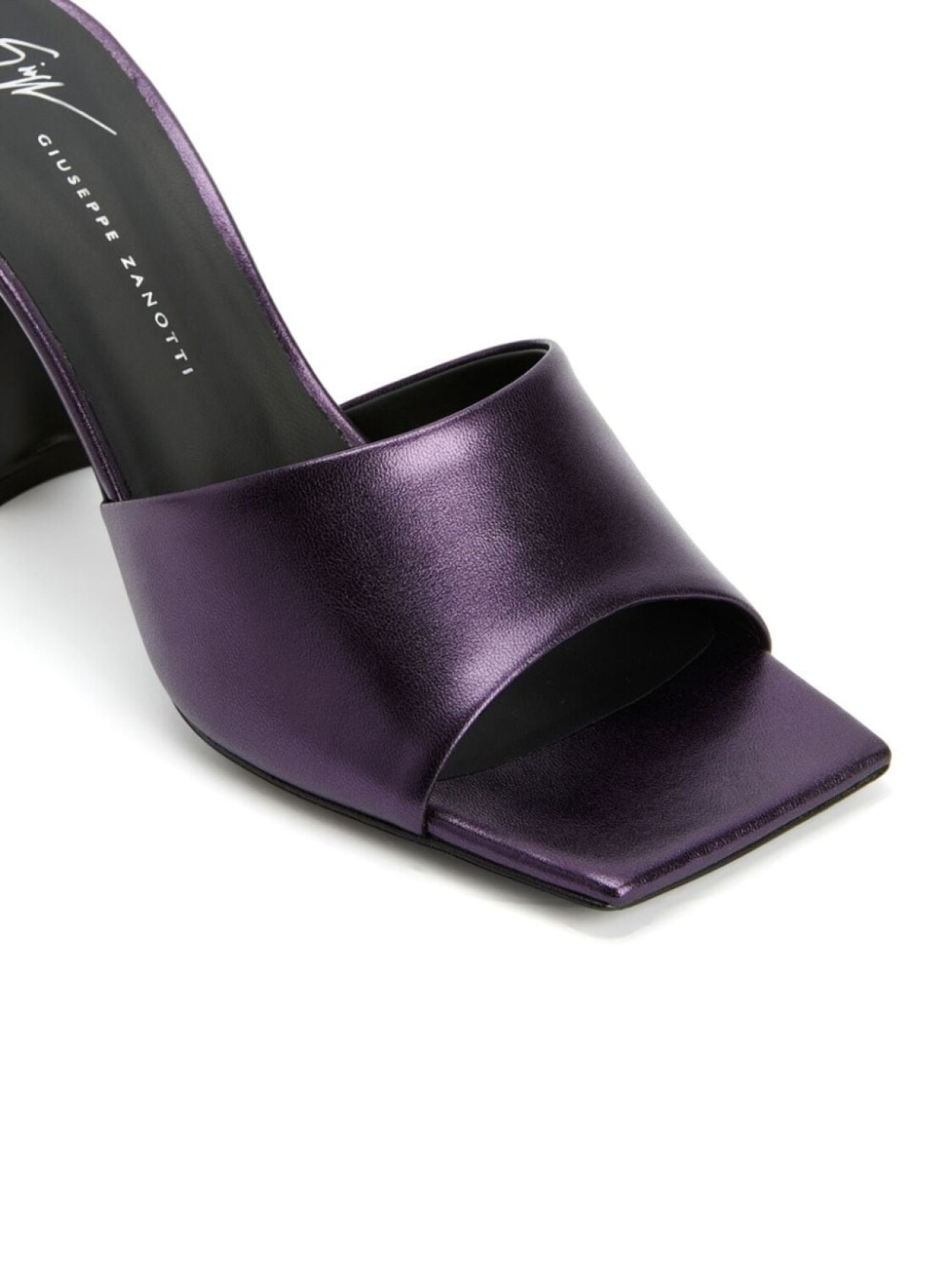 Giuseppe Zanotti мюли Solhene 85, фиолетовый — фото 4