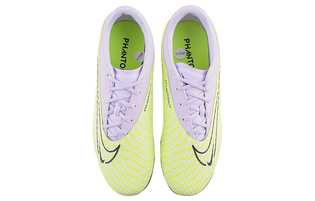 Nike Phantom GX Футбольные бутсы унисекс, Лаймово-зеленый — фото 3