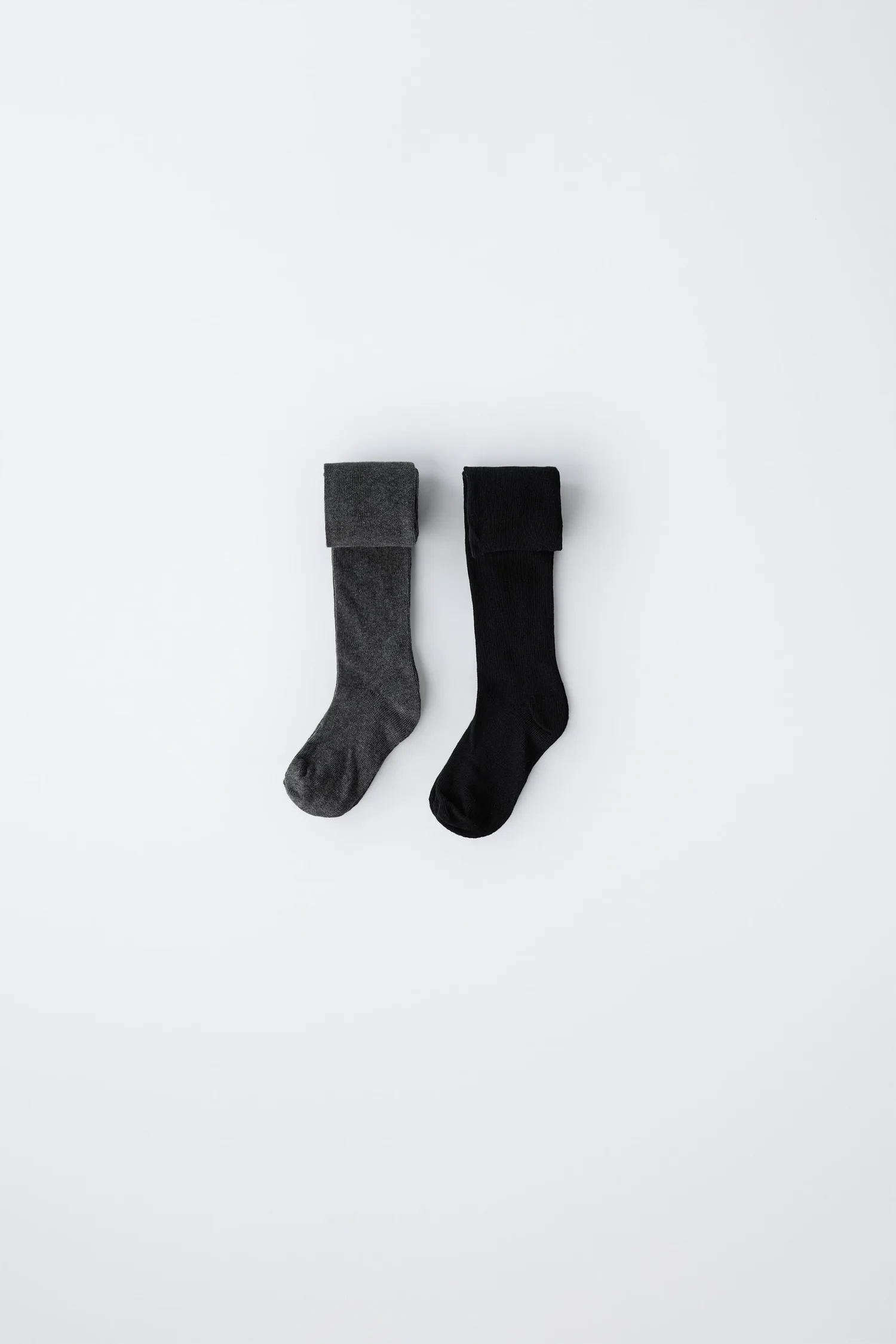 2 однотонных колготки в упаковке Zara, черный
