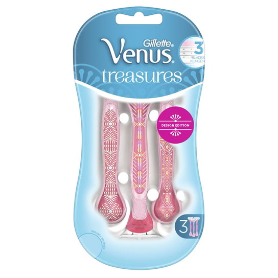 

Женская бритва, 3 шт. Gillette, Venus, Treasure Pink