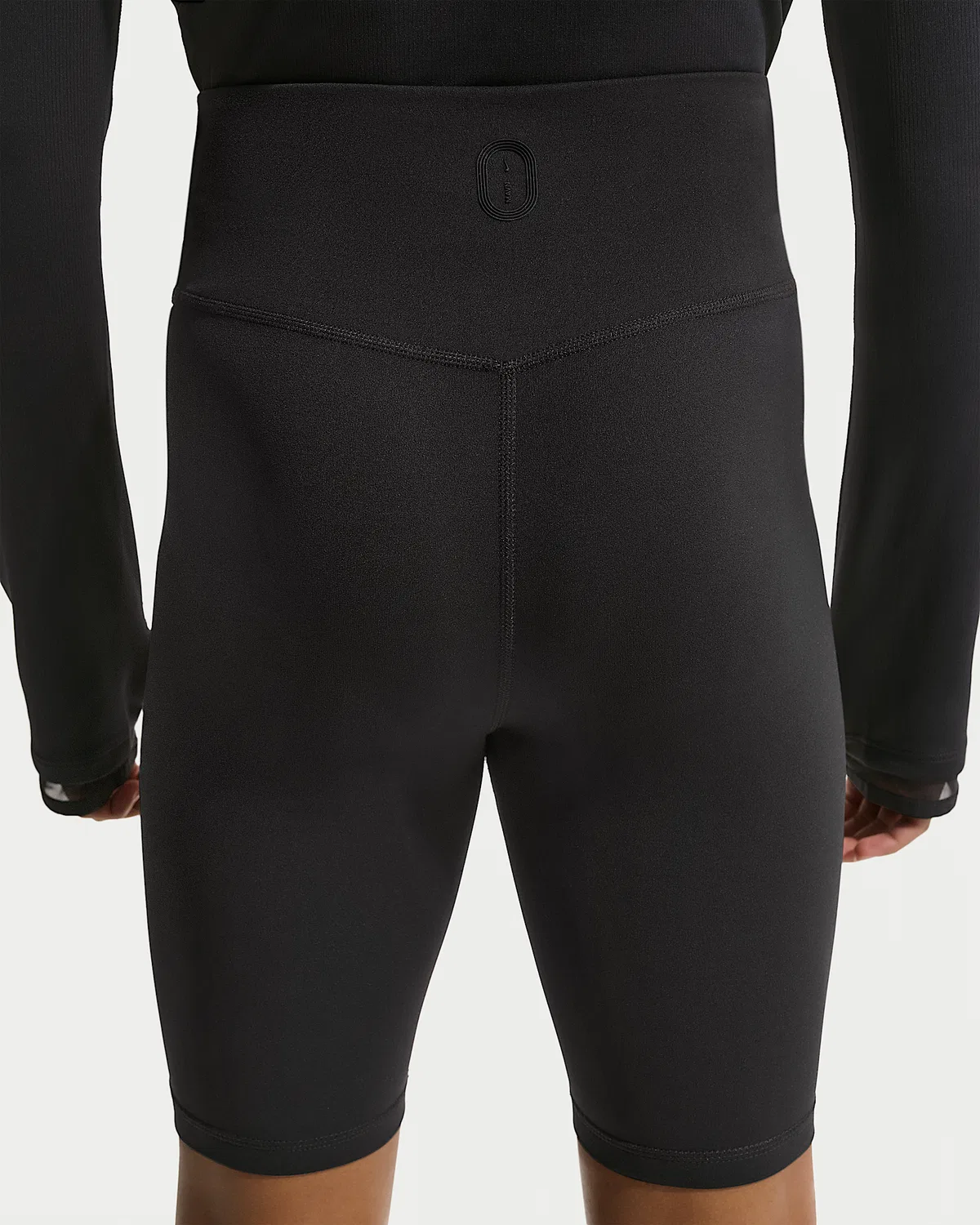 Детские шорты Nike MAVN Dri-FIT с высокой посадкой, 7", Black/Black — фото 3