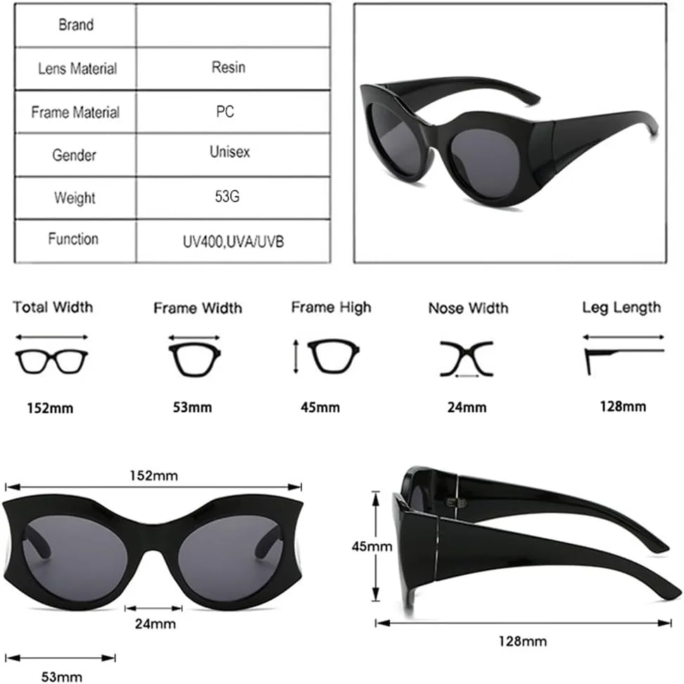 

Солнцезащитные очки овальной формы 2027 года для женщин, градиентные оттенки, защита от УФ-излучения UV400, солнцезащитные очки для мужчин MTZJH, Blue Grey