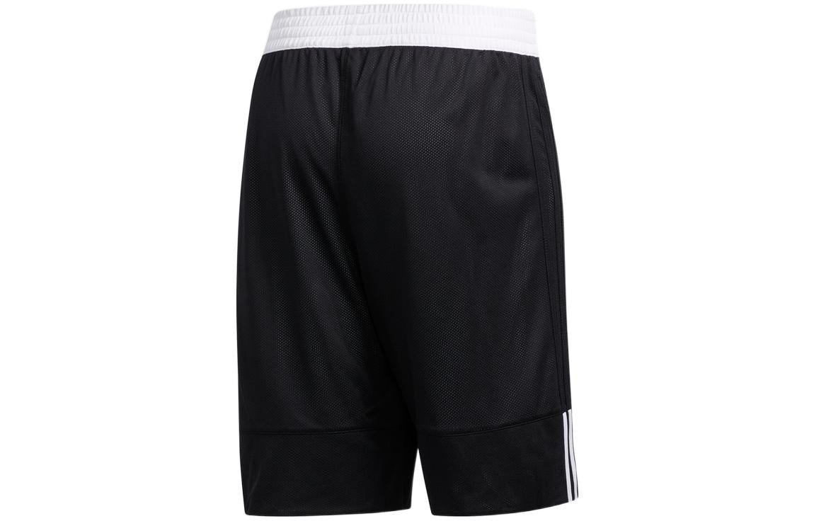 Шорты Men's adidas Reversible Contrasting Colors Basketball Training Sports Shorts Black DX6386 — фото 2