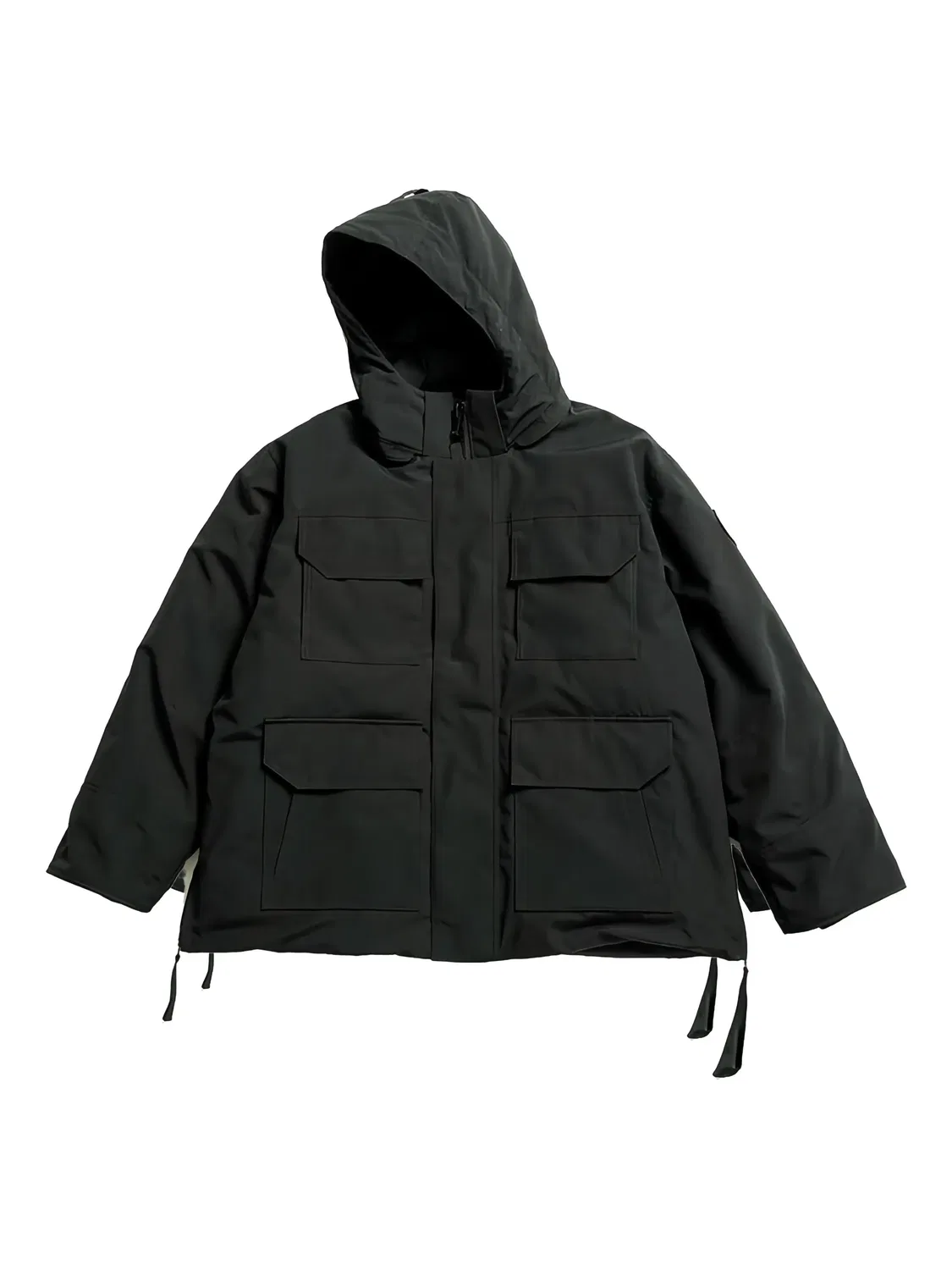Куртка с капюшоном и карманами Canada Goose, черный