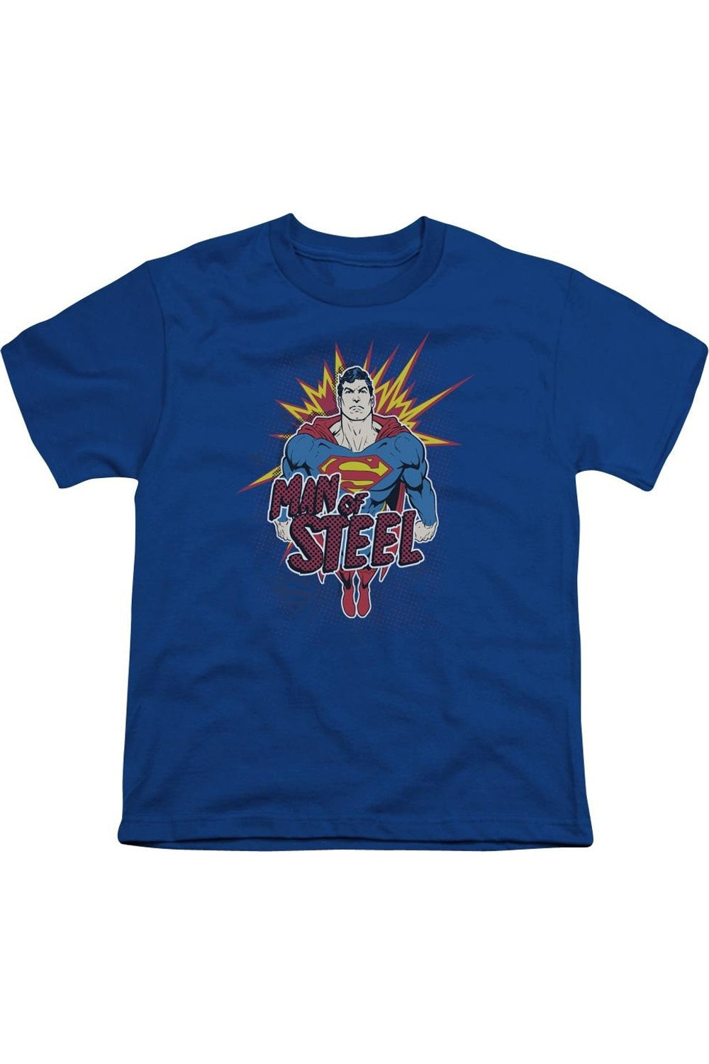 

Футболка с коротким рукавом для детей с принтом Супермена Gildan, синий