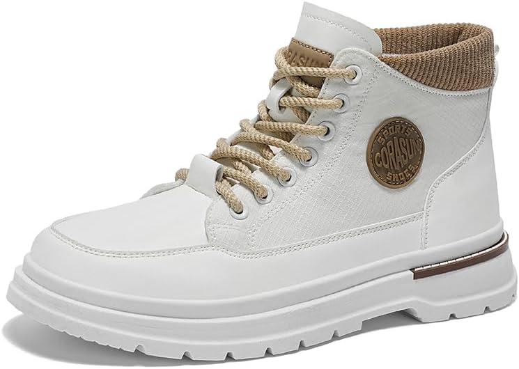 

Высокие кроссовки, бело-зеленые, с вязаным воротником, платформенная подошва, повседневные спортивные ботинки Generic