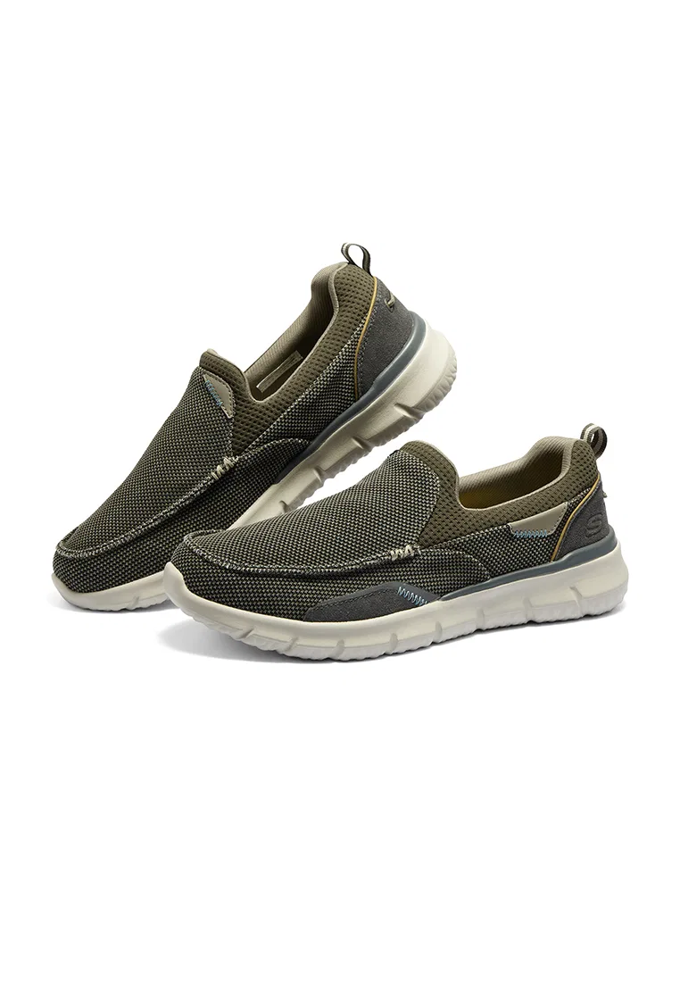 Кроссовки мужские, DEL RETTO Skechers, оливковый — фото 3