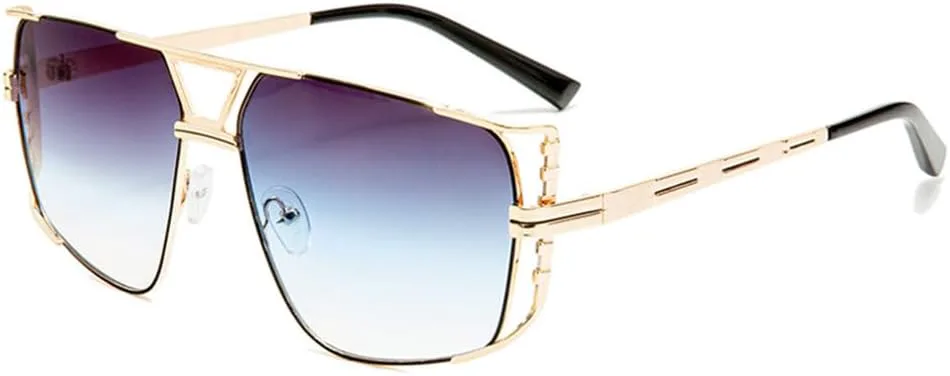 

LVTFCO Винтажные модные солнцезащитные очки для женщин в стиле стимпанк, классические очки для мужчин с прозрачными линзами, винтажные ретро-панк-очки, 6