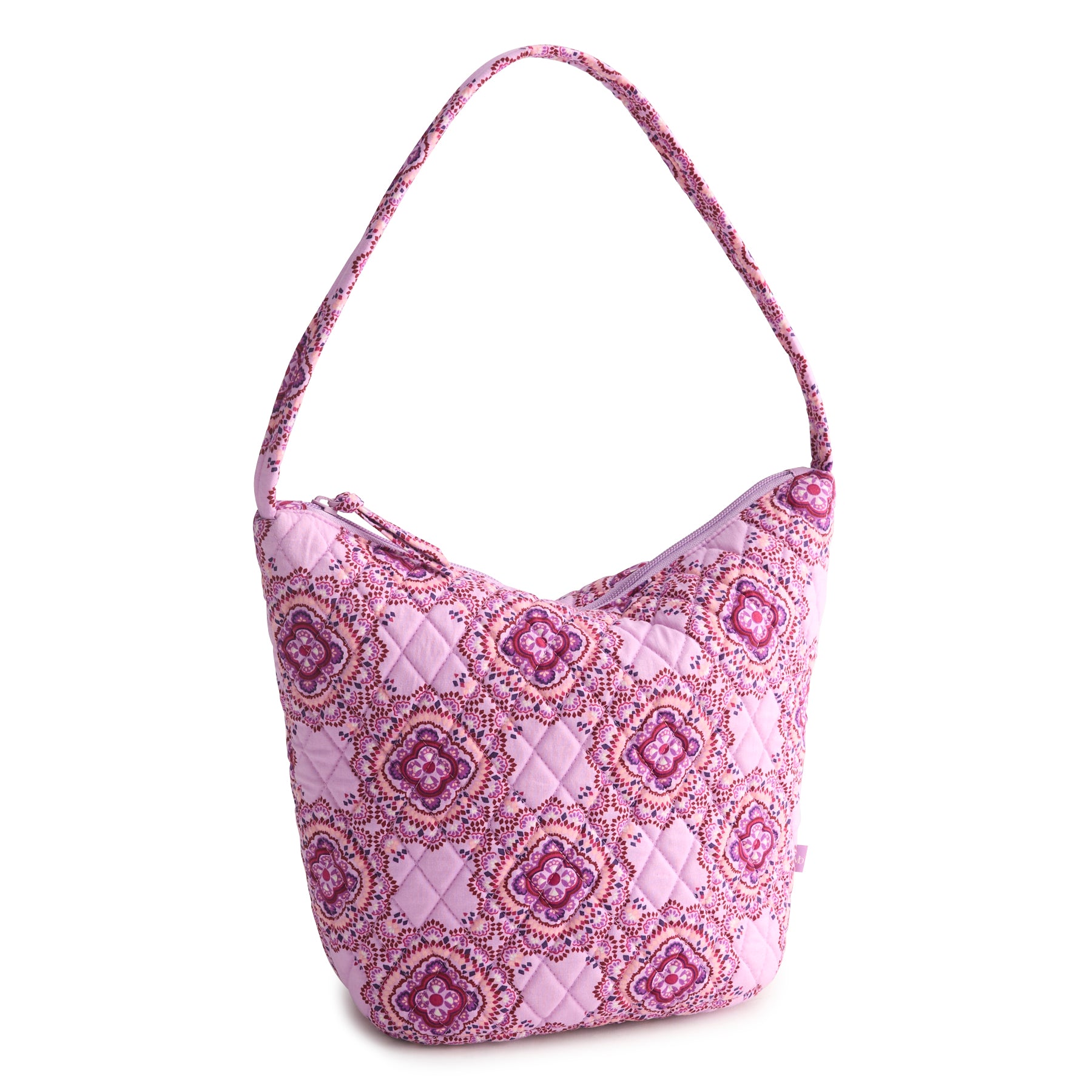 

Выходная хлопковая мешковатая сумка-ведро через плечо Vera Bradley, лавандовый