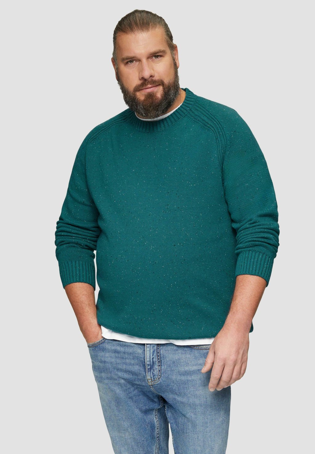 

Джемпер CREW-NECK s.Oliver, сине-зеленый