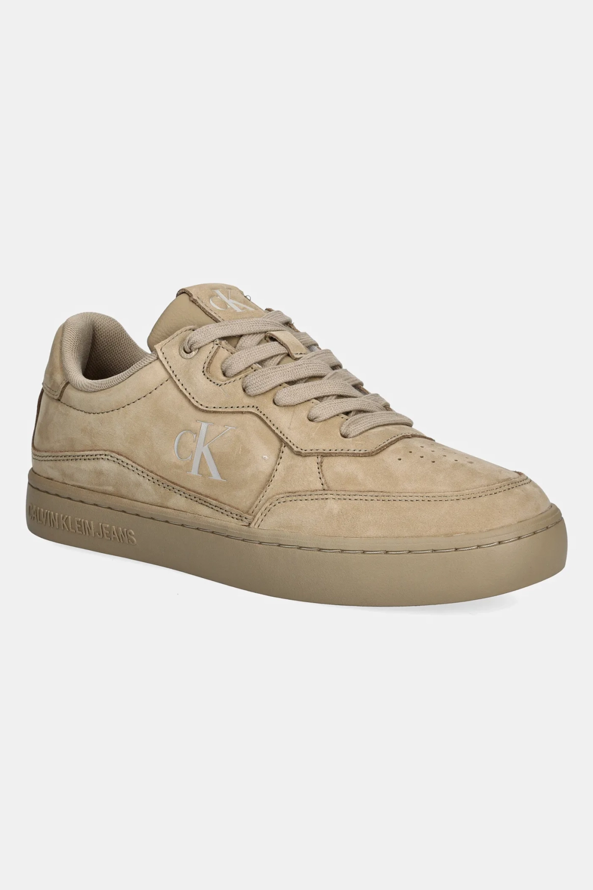 

Кроссовки CLASSIC CUPSOLE WAVE MG CS из нубука Calvin Klein Jeans, бежевый