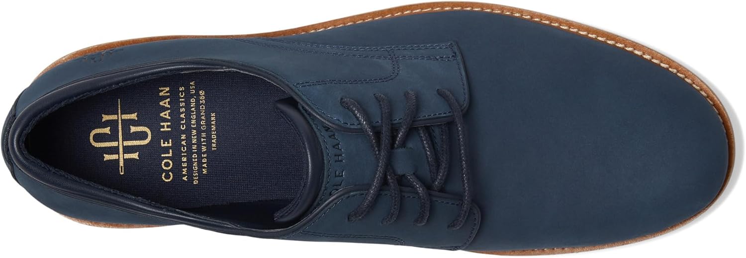 Мужские классические кроссовки Cole Haan American Montrose с гладким носком, черный — фото 2