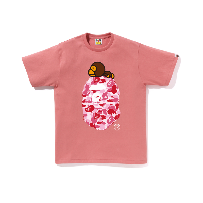 

Bape 1st Camo Milo On Big Ape футболка A BATHING APE, розовый pkx
