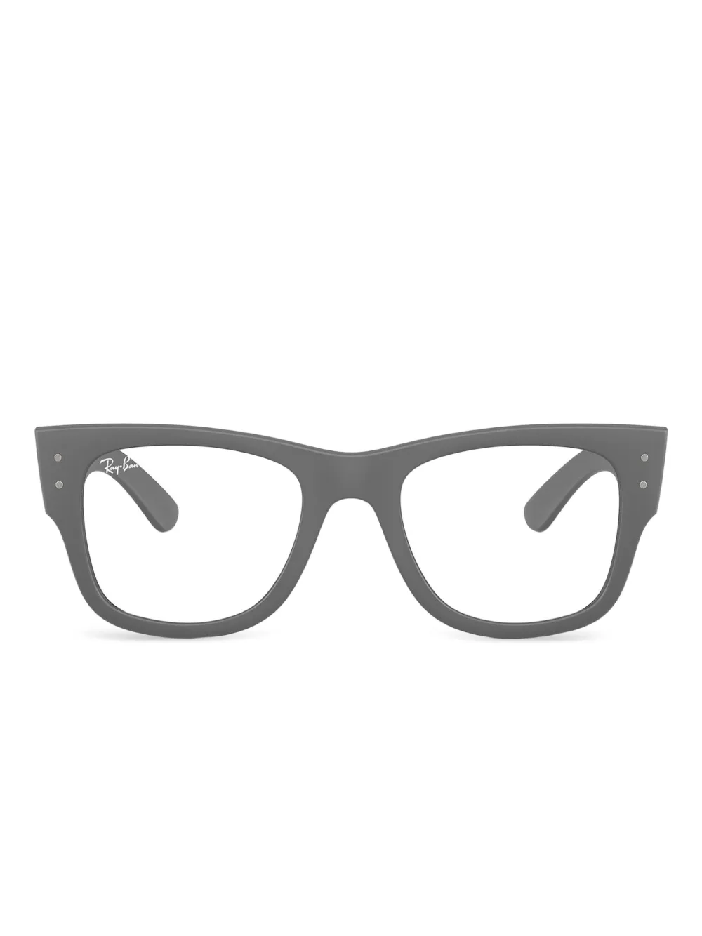 

Квадратные ацетатные очки Ray-Ban, серый