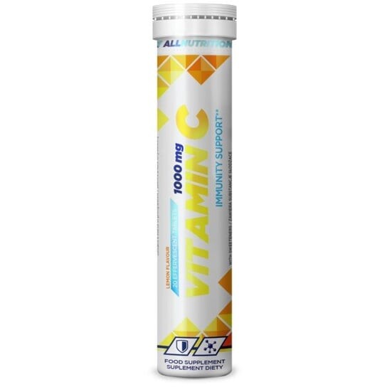 

Allnutrition, Шипучие таблетки с витамином С, 20 таб.