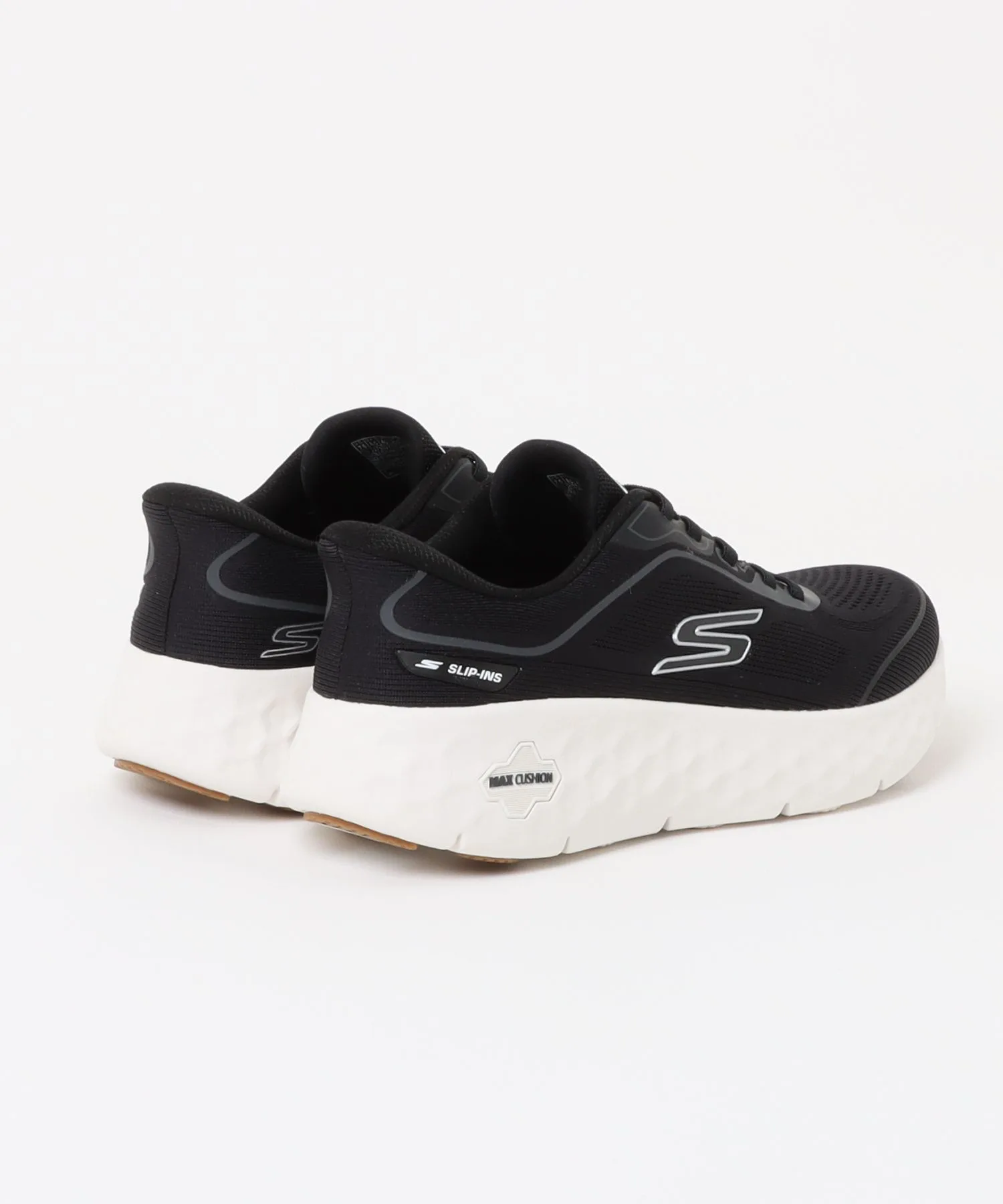 Мужские кроссовки с максимальной амортизацией GO WALK MAX CUSHION SKECHERS бежевые — фото 2