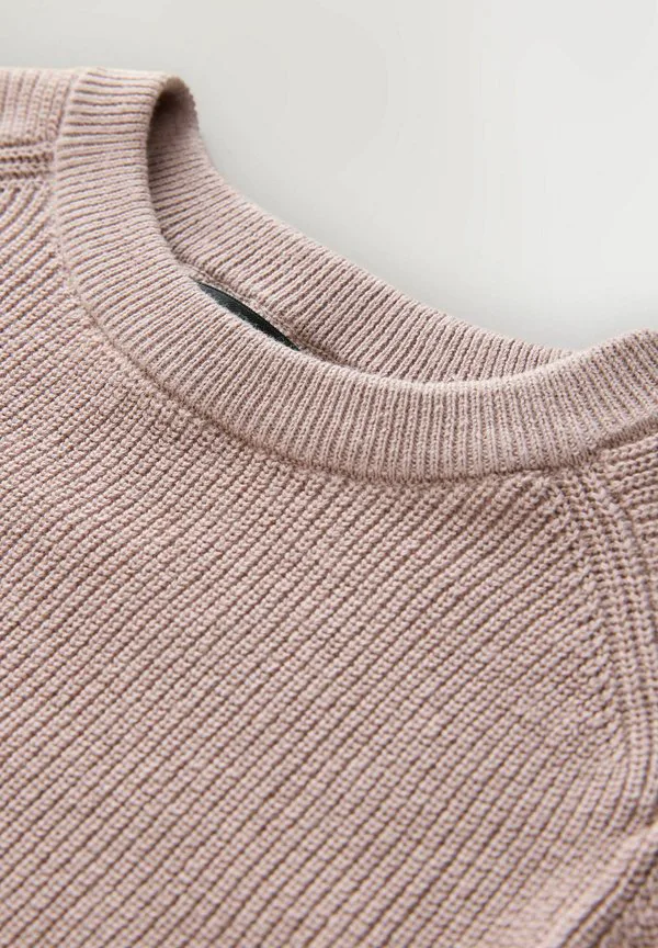 Джемпер с круглым вырезом, стандартного кроя Next, Dusky Pink — фото 2