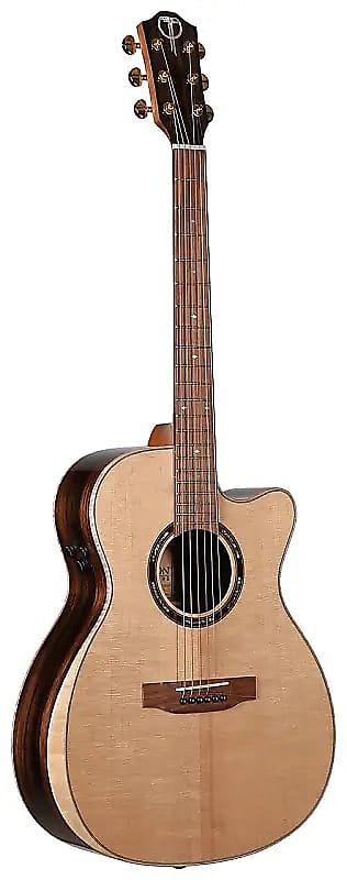 

Акустическая гитара Teton STS180CENT-AR Dreadnought, Solid Spruce Top, ebony back & sides, armrest, Fishman Flex Electro