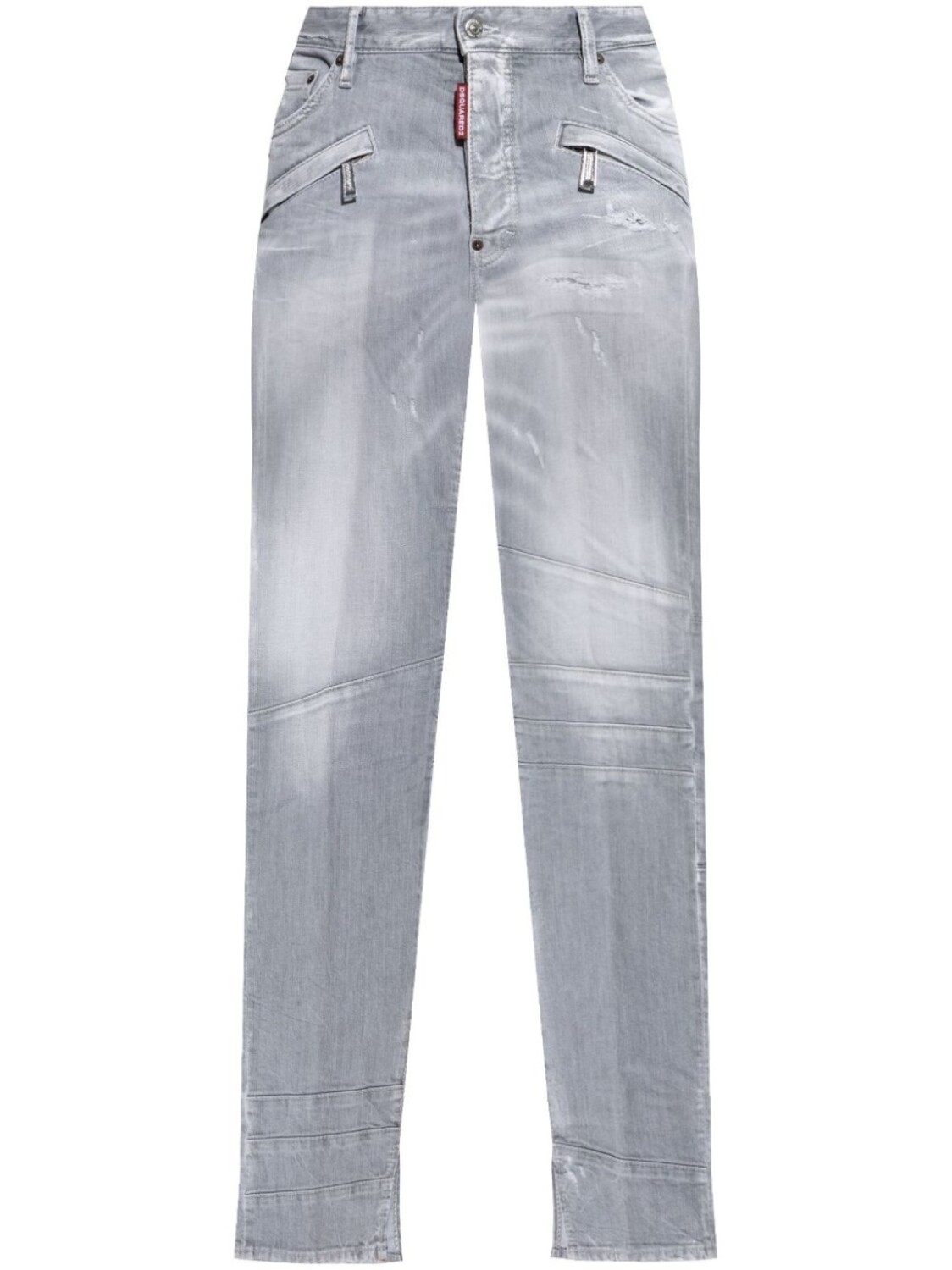 

Джинсы DSQUARED2 с эффектом потертости, серый