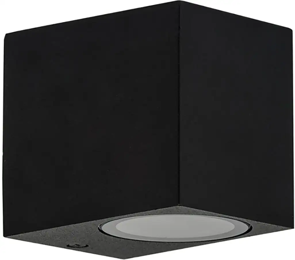 

Havit Lighting Светодиодный настенный светильник для наружного освещения "АККОРД", 1 лампочка, лампа GU10 | Лампы можно менять Ø 6,5 см, Высота: 9 см, черный