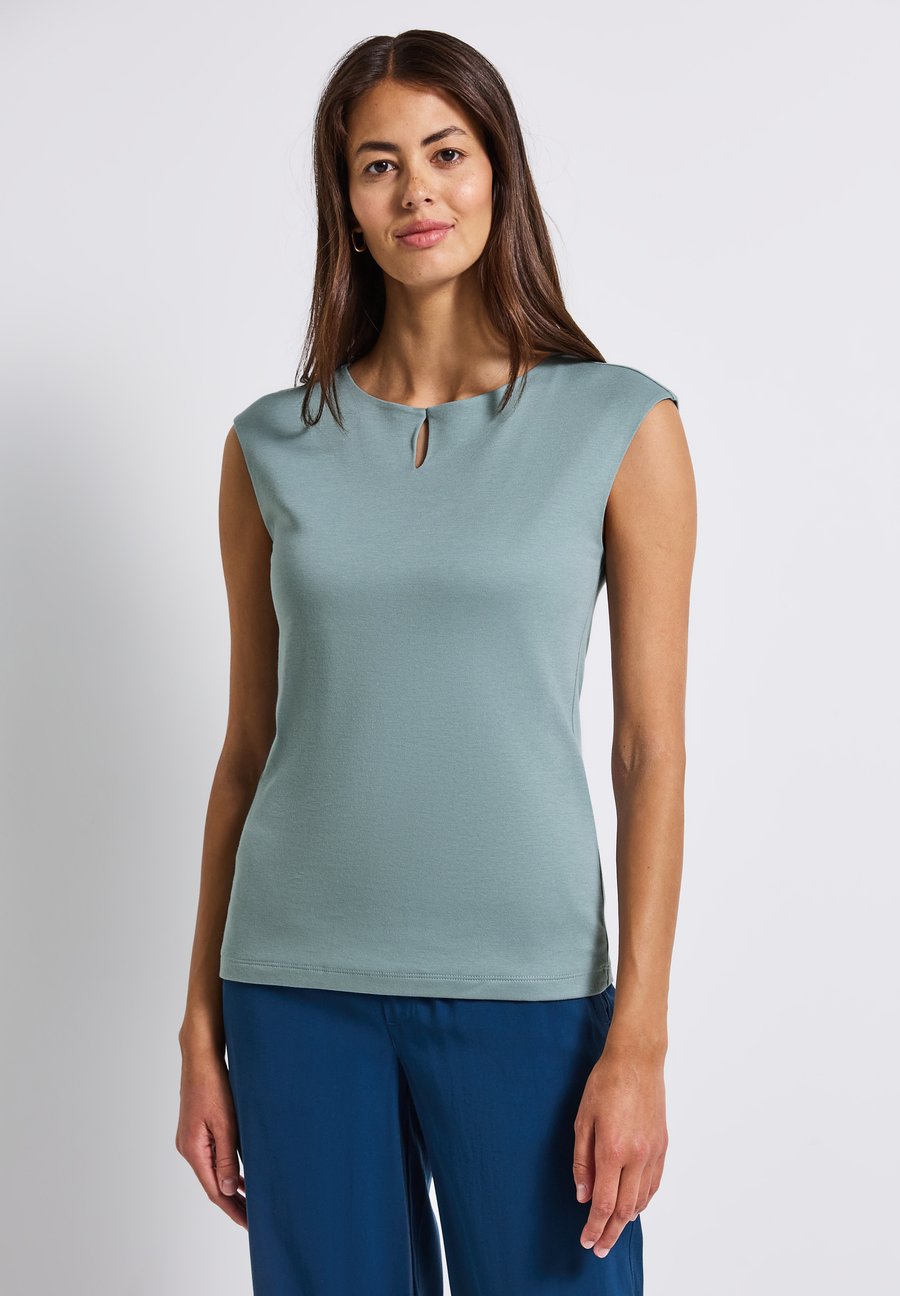 

Футболка Street One MIT CUT-OUT, Blau/Blue, Синий, Футболка Street One MIT CUT-OUT, Blau/Blue