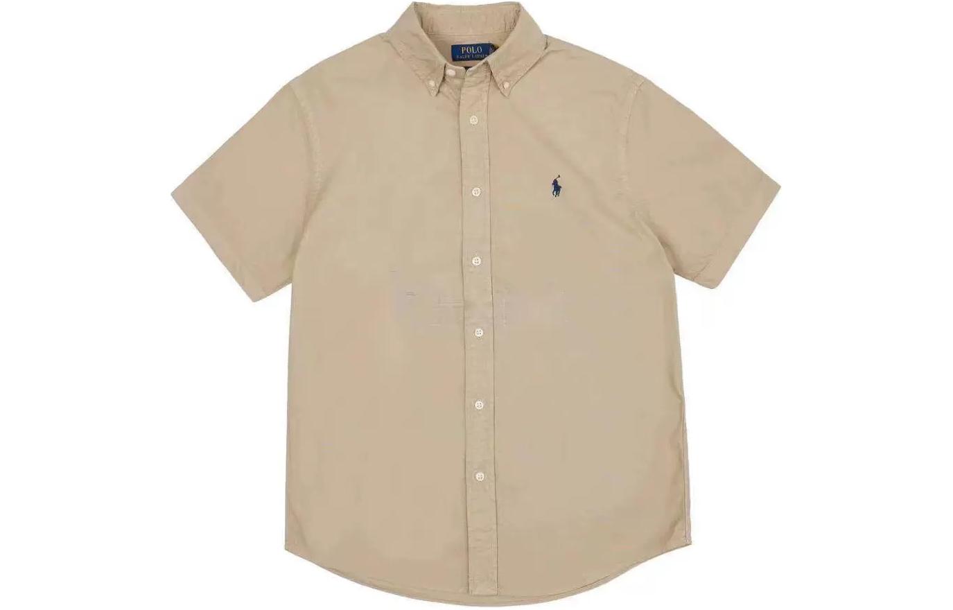 

Льняная рубашка Polo Ralph Lauren, Хаки