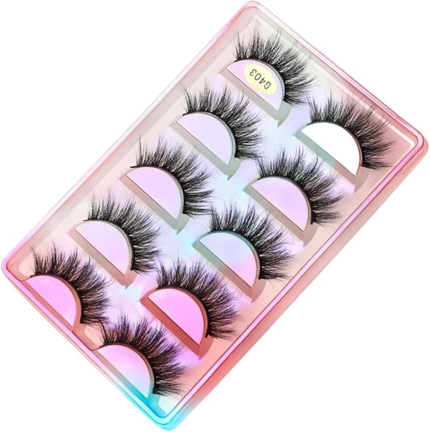 Ресницы UAMOU 3D Mink 10 стилей, 5 пар, натуральные