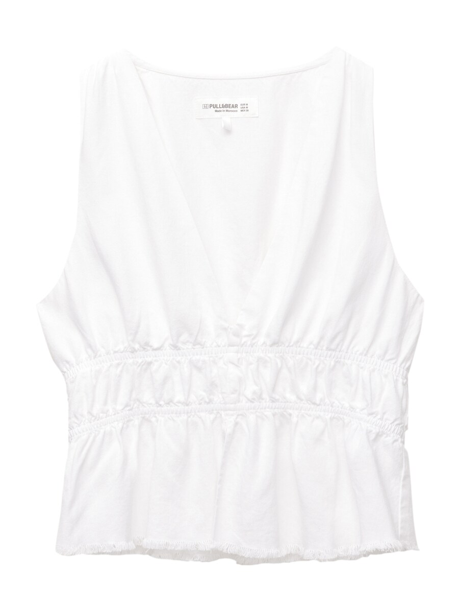 

Топ Pull&Bear, белый