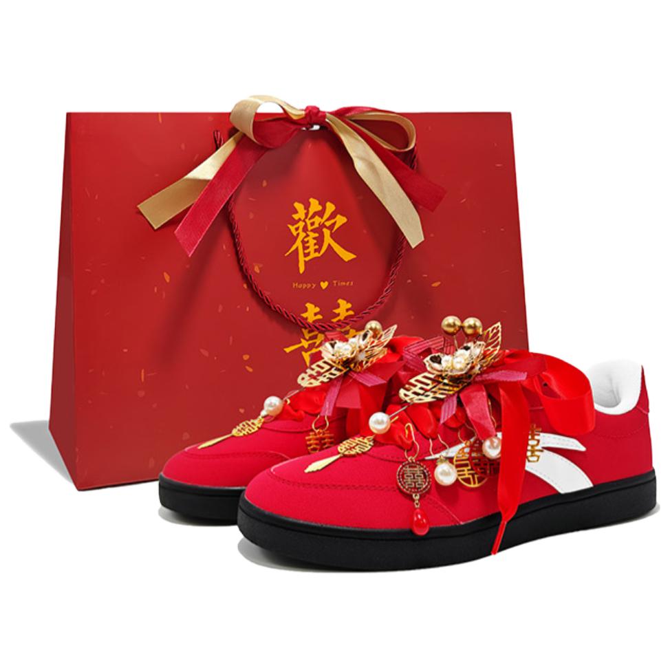 

Кроссовки для скейтбординга Unisex с активной амортизацией и износостойкостью ANTA, rouge