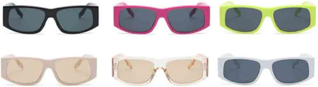 

Солнцезащитные очки с защитой UV400 | Маленькая оправа, цветные линзы | Для женщин и мужчин, для занятий спортом на открытом воздухе и вождения DSVIGF, Green Gray