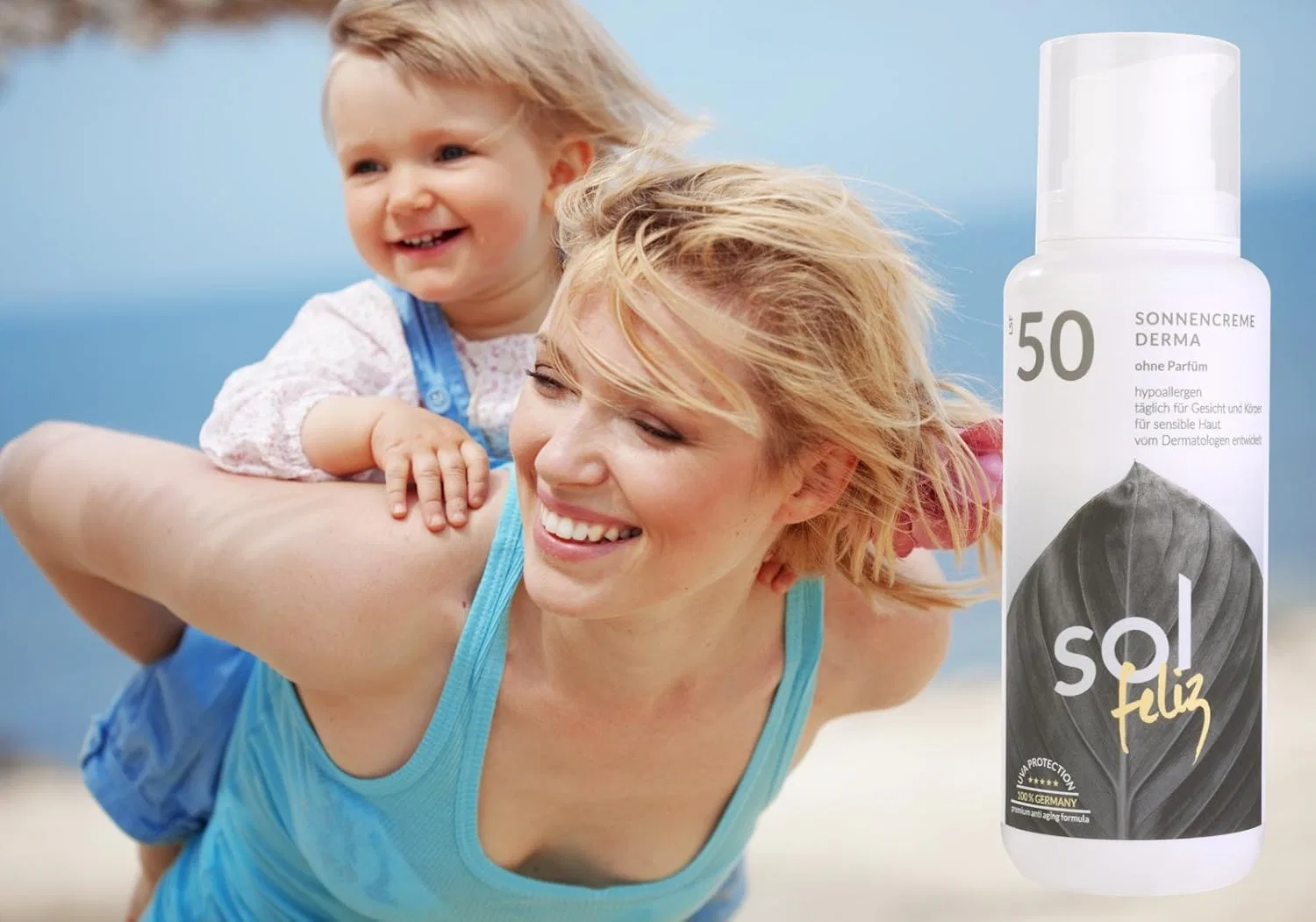 Дерматологический солнцезащитный крем SPF 50 Sol Feliz — фото 3
