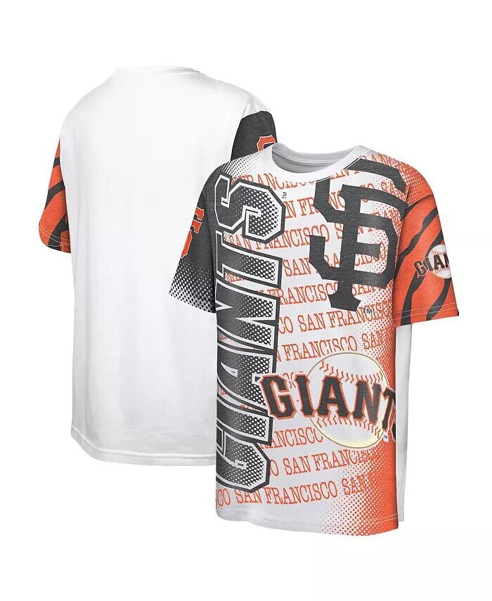 

Футболка Big Boys and Girls White San Francisco Giants Impact Hit Bold Outerstuff