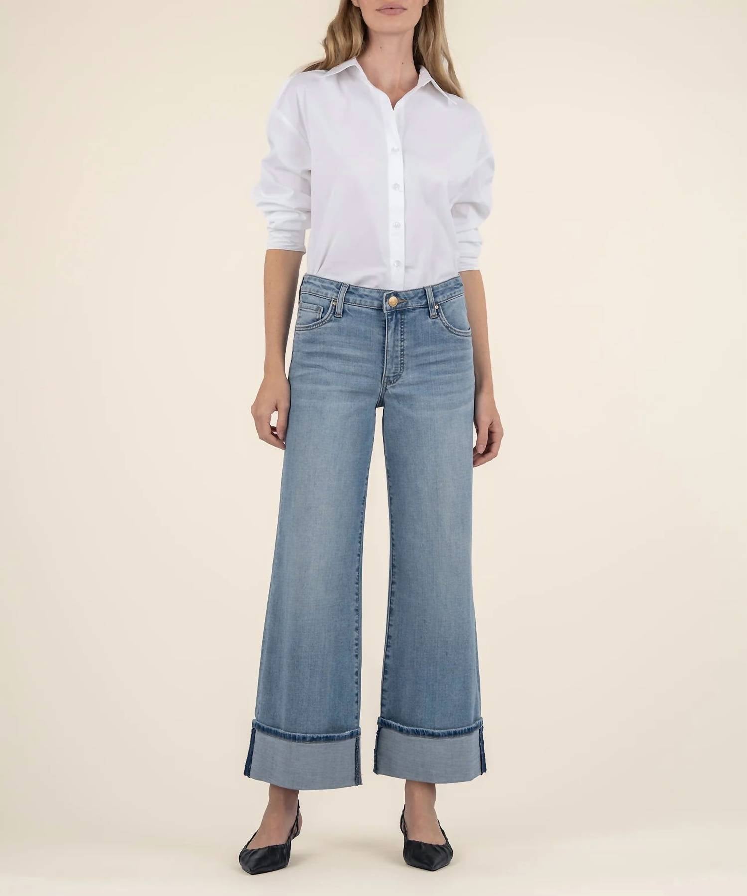 

Джинсы женские KUT FROM THE KLOTH, цвет medium base wash