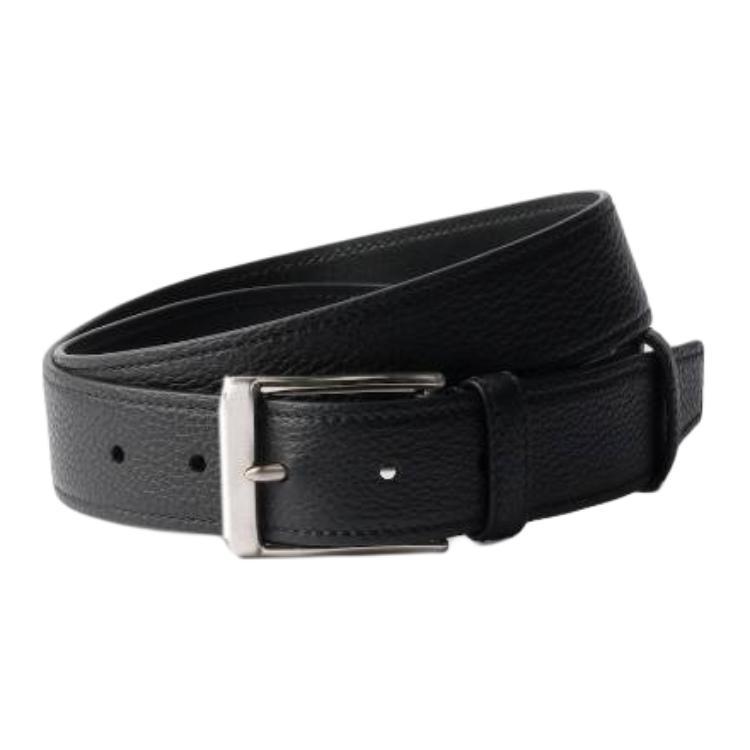 

Текстурированный кожаный ремень PRADA