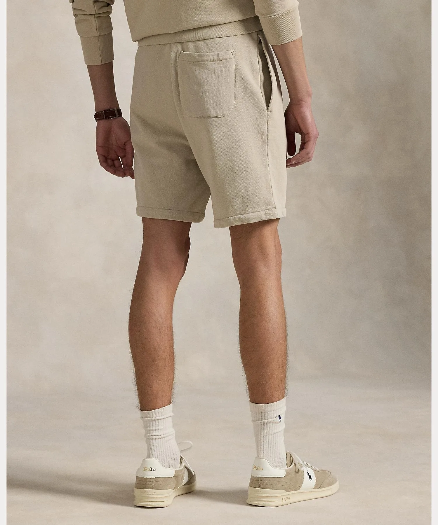 6,5-дюймовые флисовые шорты с петлевой структурой Polo Ralph Lauren, 020 Gray — фото 4