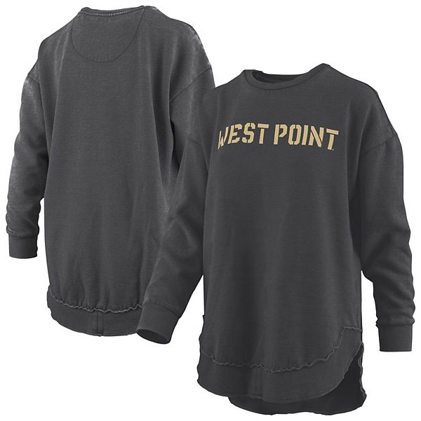 

Черный пончо с длинным рукавом в стиле милитари Pressbox