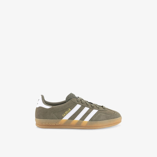 Кроссовки Adida Gazelle для зала из замши, белый