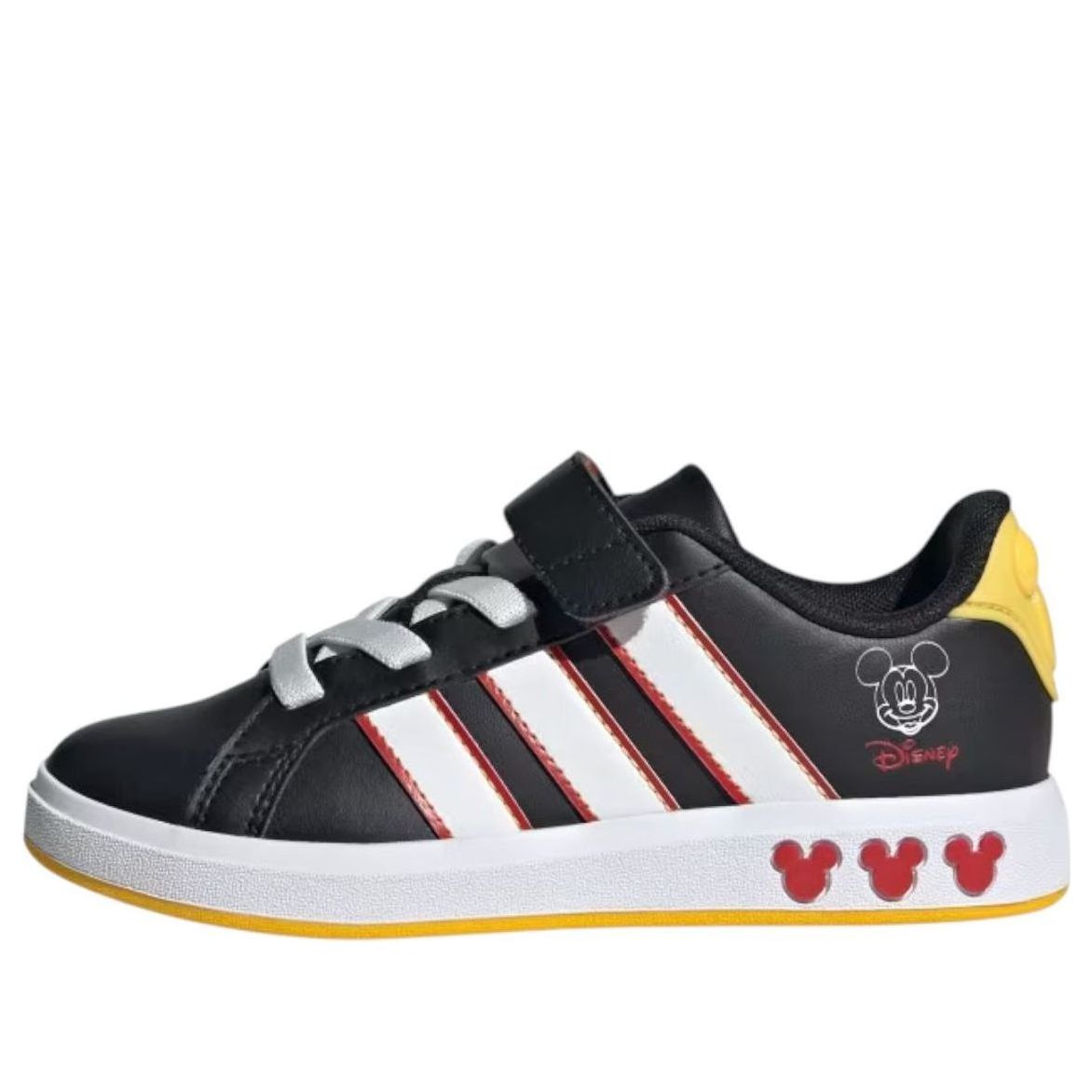 (GS) Adidas x Disney Mickey Mouse Grand Court 'Core Black White'