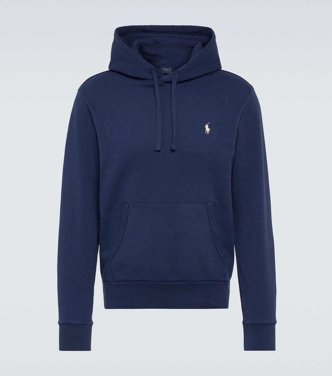 

Хлопковый худи с логотипом Polo Ralph Lauren, Cruise Navy