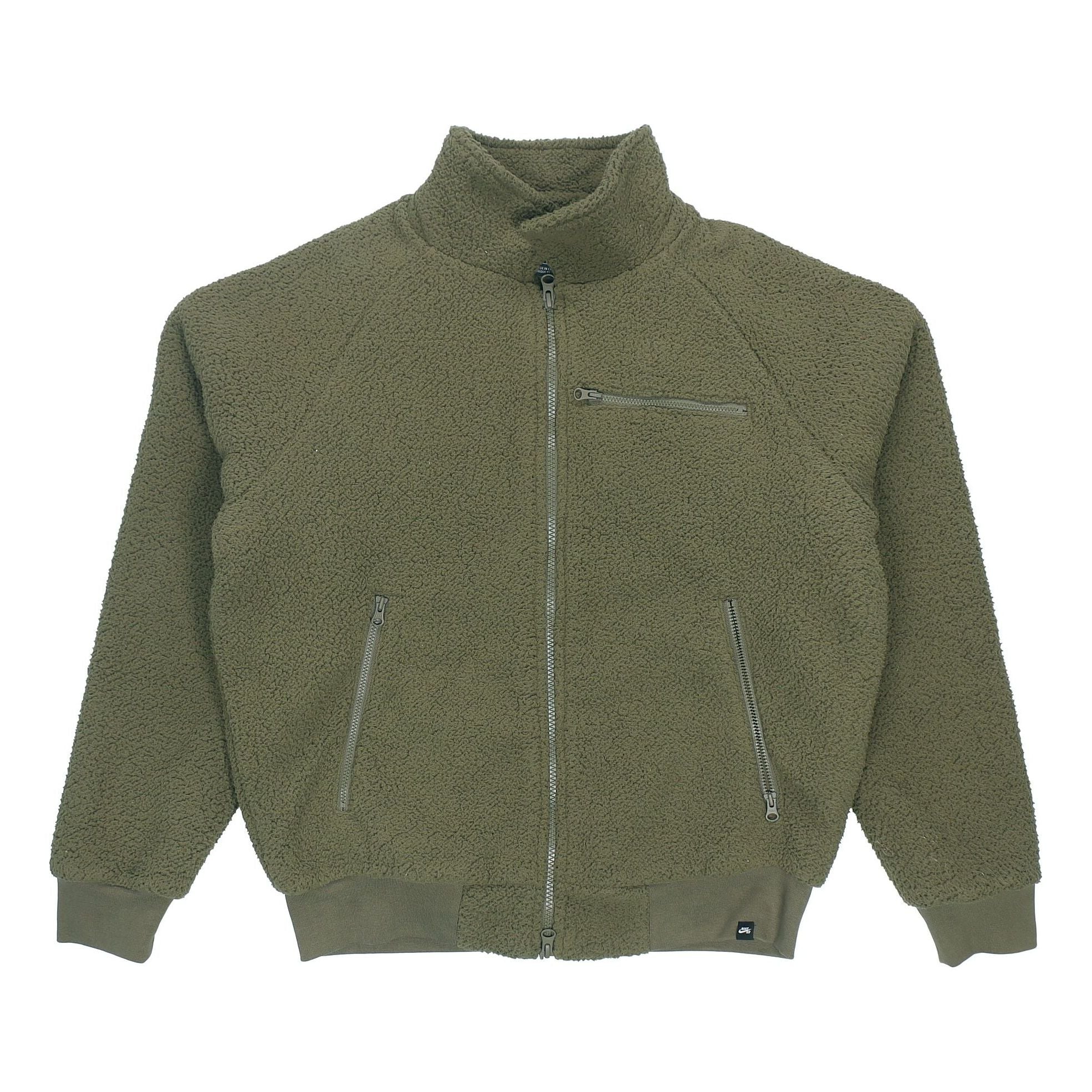 

Куртка Nike SB Sherpa Casual Zipper Design lapel Skateboard Jacket Green DM0873-222