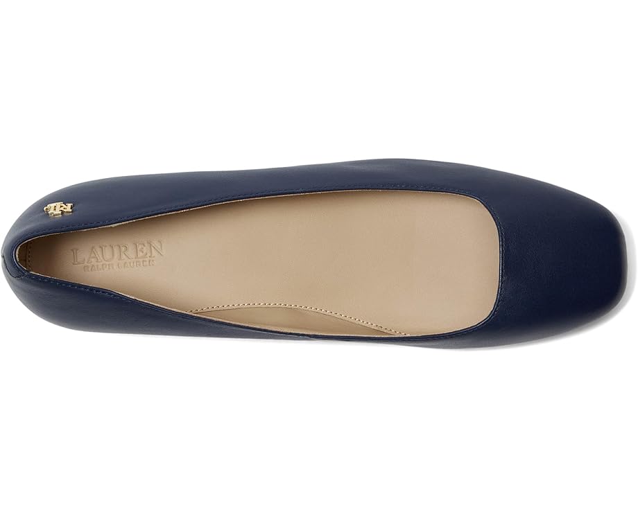 Балетки Lauren Ralph Lauren Emellie Nappa Leather Ballet Flat, цвет Refined Navy — фото 2