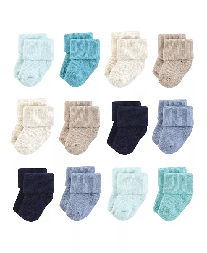 

Носки для мальчиков Hudson Cotton Rich Newborn и Terry, Modern Elephant, 6-12 месяцев Hudson Baby, синий