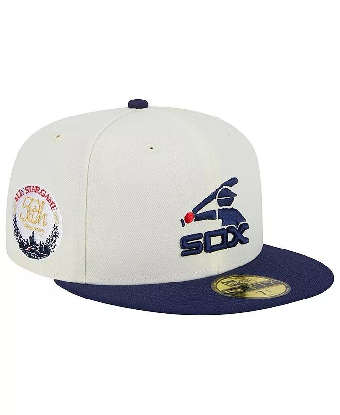 

Мужская облегающая шляпа Stone, темно-синяя Chicago White Sox Retro 59FIFTY New Era, серый