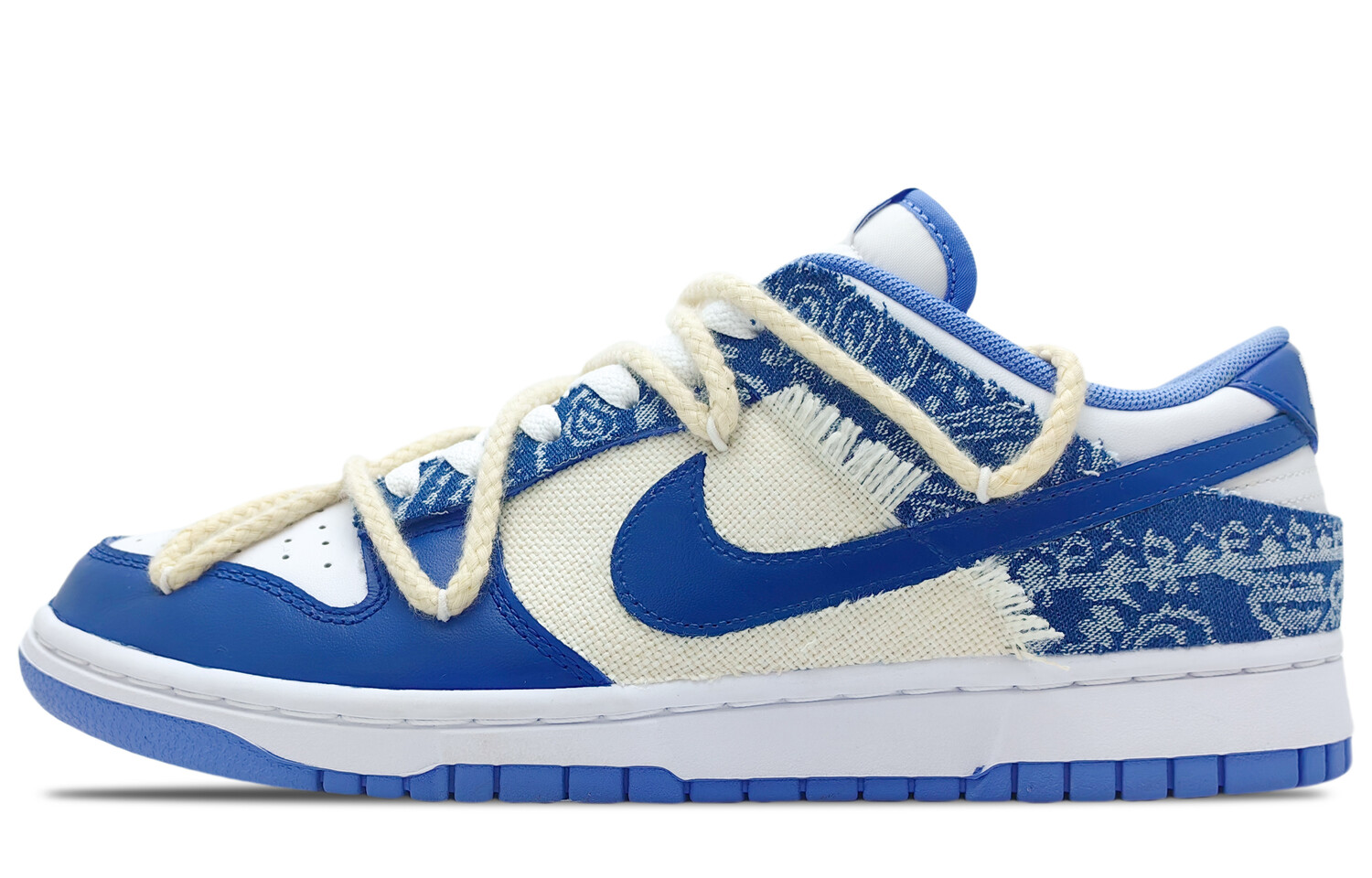 

Кроссовки Nike Dunk Skateboarding Shoes Unisex Low-top Blue, белый/синий