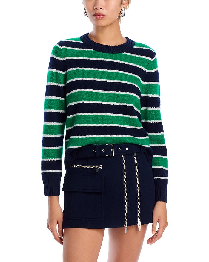 

Кашемировый свитер с круглым вырезом C by Bloomingdale's Cashmere, мультиколор
