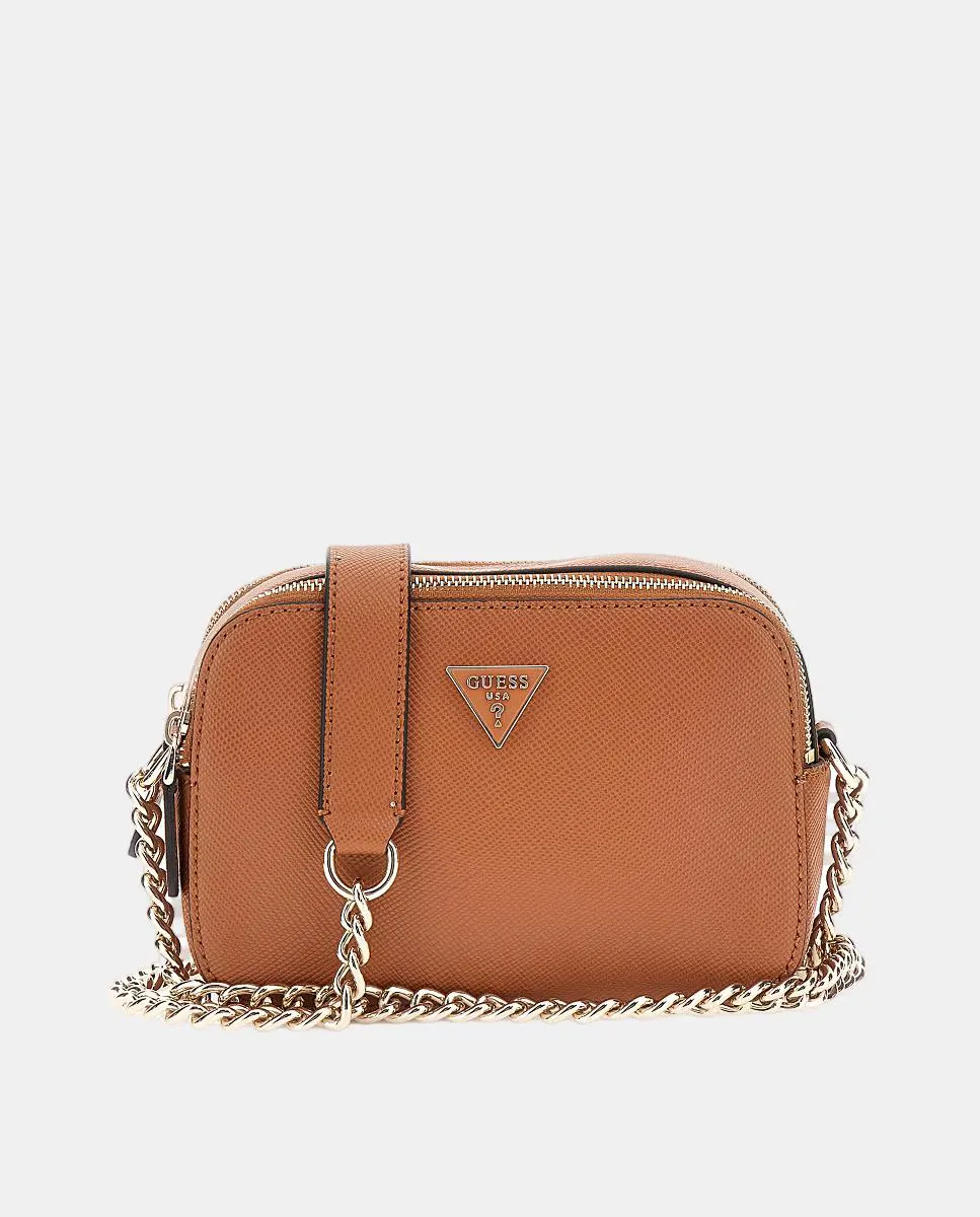 

Сумка-бандо с двойной молнией Guess, коричневый